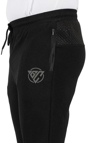 Gyms Cart Dobby Lycra Track Pant - Black