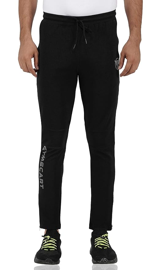 Gyms Cart Dobby Lycra Track Pant - Black