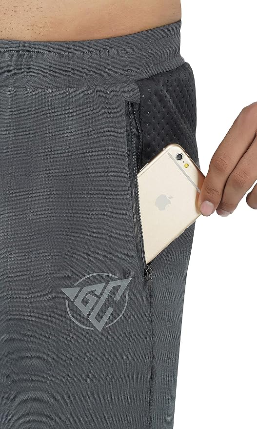 Gyms Cart Dobby Lycra Track Pant - Grey