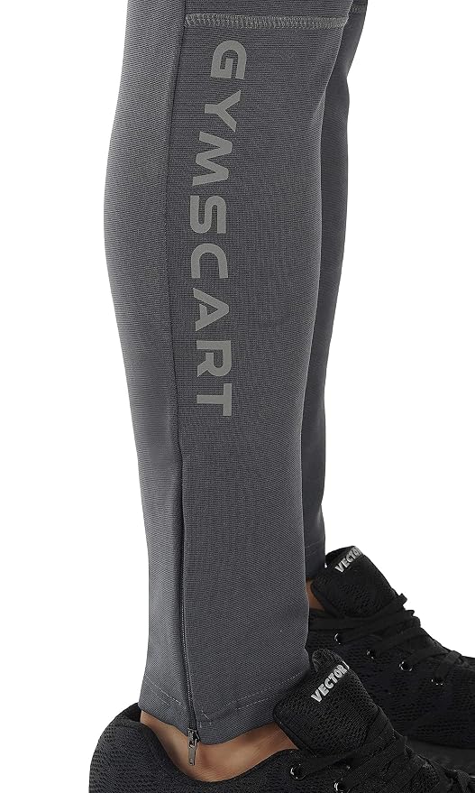 Gyms Cart Dobby Lycra Track Pant - Grey