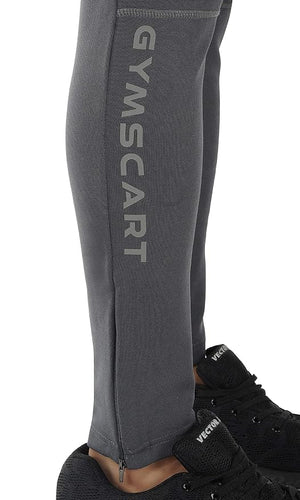 Gyms Cart Dobby Lycra Track Pant - Grey