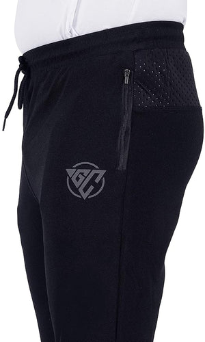 Gyms Cart Dobby Lycra Track Pant - Navy Blue