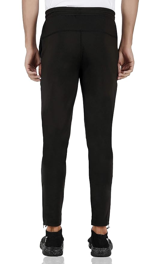 Gyms Cart 4 Way Lycra Track Pant - Black