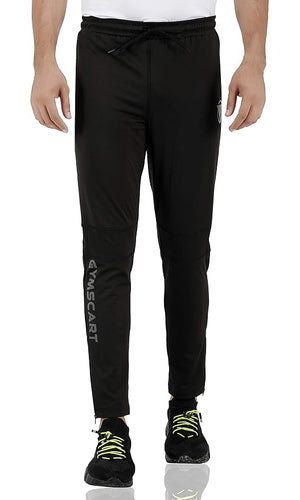 Gyms Cart 4 Way Lycra Track Pant - Black