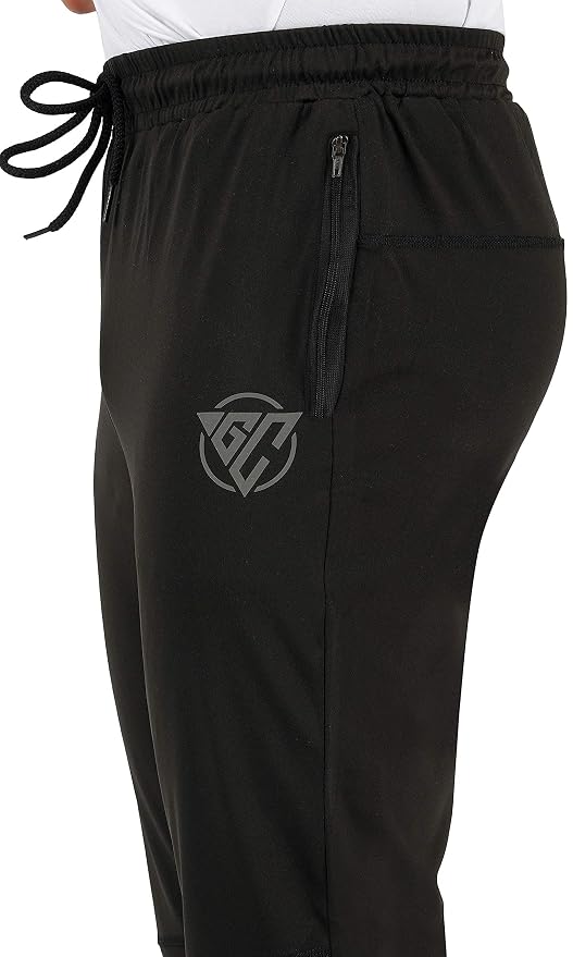 Gyms Cart 4 Way Lycra Track Pant - Black