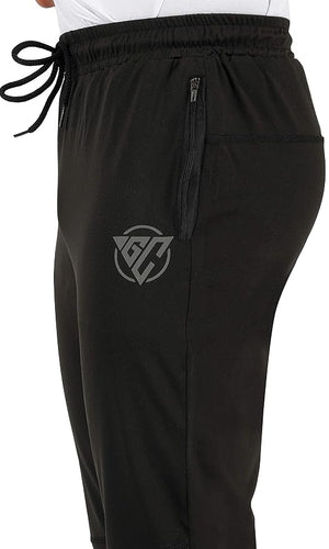Gyms Cart 4 Way Lycra Track Pant - Black