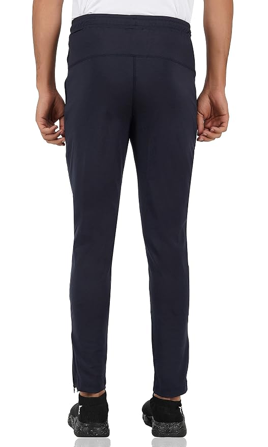 Gyms Cart 4 Way Lycra Track Pant - Navy Blue
