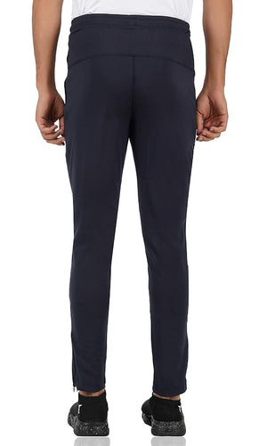 Gyms Cart 4 Way Lycra Track Pant - Navy Blue