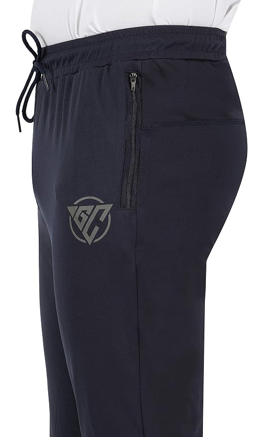Gyms Cart 4 Way Lycra Track Pant - Navy Blue