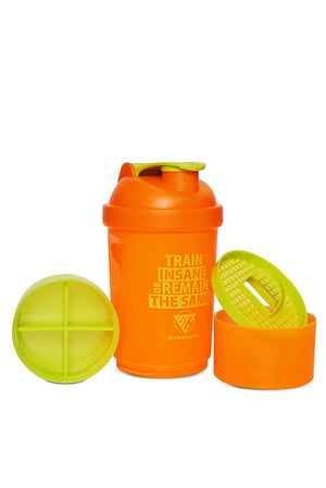 Smart Shaker with Protein Container- Orange