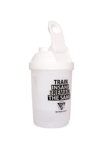 Smart Shaker with Protein Container- White