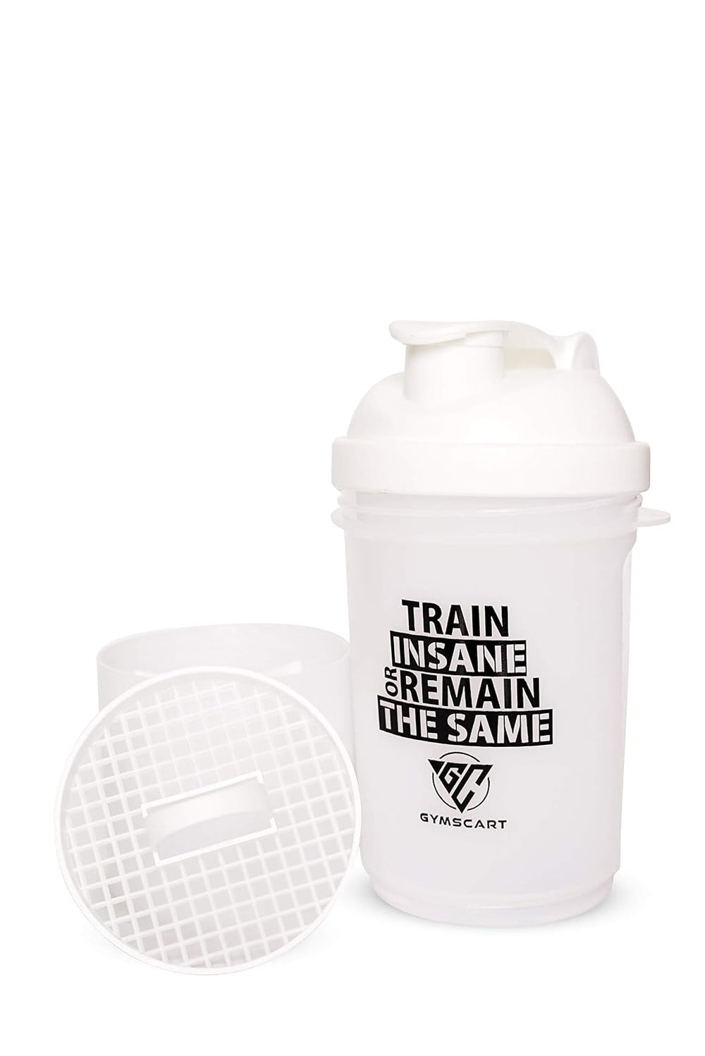 Smart Shaker with Protein Container- White