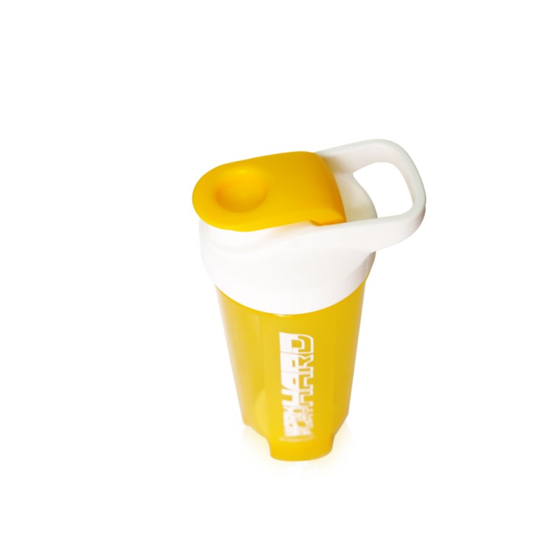 Clout Protein Shaker Bottle (700 ML) White/Yellow