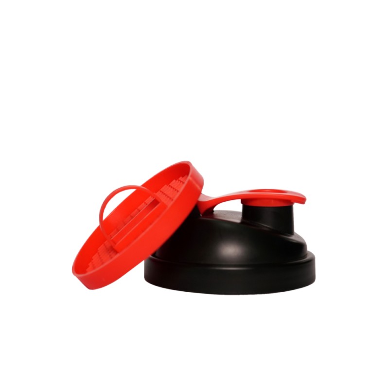 Super Smart Shaker (500 ML with 2 Storage Box (Red/Black)