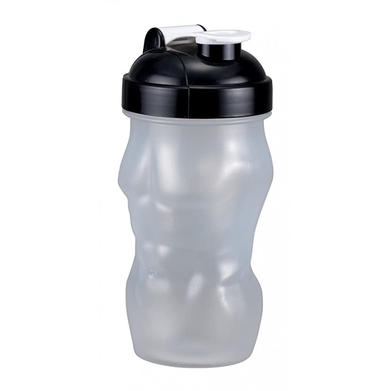 Transparent Ripped Gym Shaker Bottle