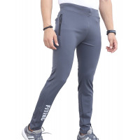 Men's Gym & Yoga Wear Stretchable Trackpant with Two Zipper Pockets