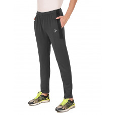 Four Way Lycra Trackpant for Men with Two Side Zipper Pockets - Workout and Casual Wear