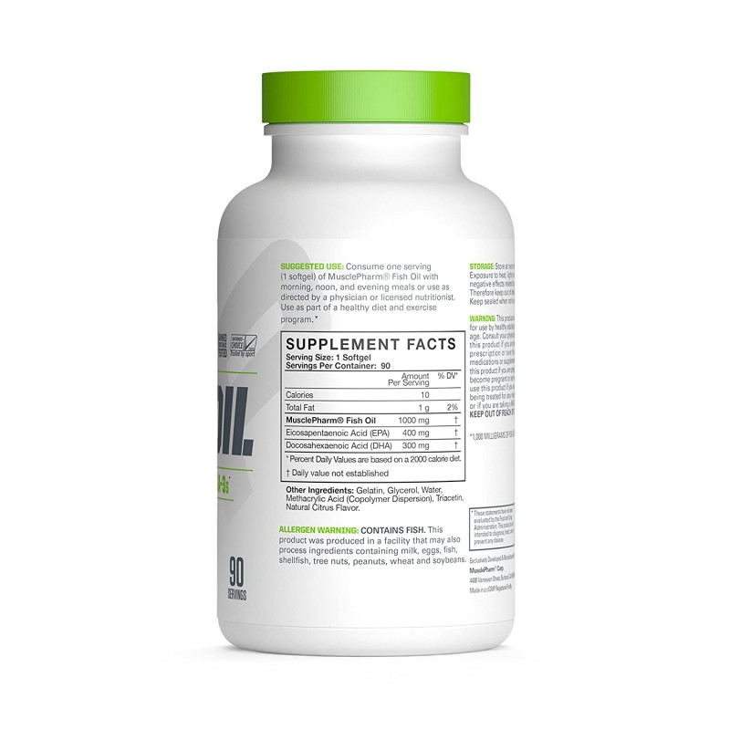 MUSCLE PHARM FISH OIL ESSENTIAL 90 SERVING