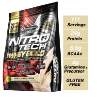 MUSCLETECH PERFORMANCE SERIES NITRO TECH 100% WHEY GOLD DOUBLE RICH CHOCOLATE 8LBS (3.63KG)