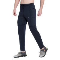 REICH COLOR Men Four Way Lycra Gym, Yoga & Sports Wear, Stretchable drifit Front Zipper Pocket Track Pant